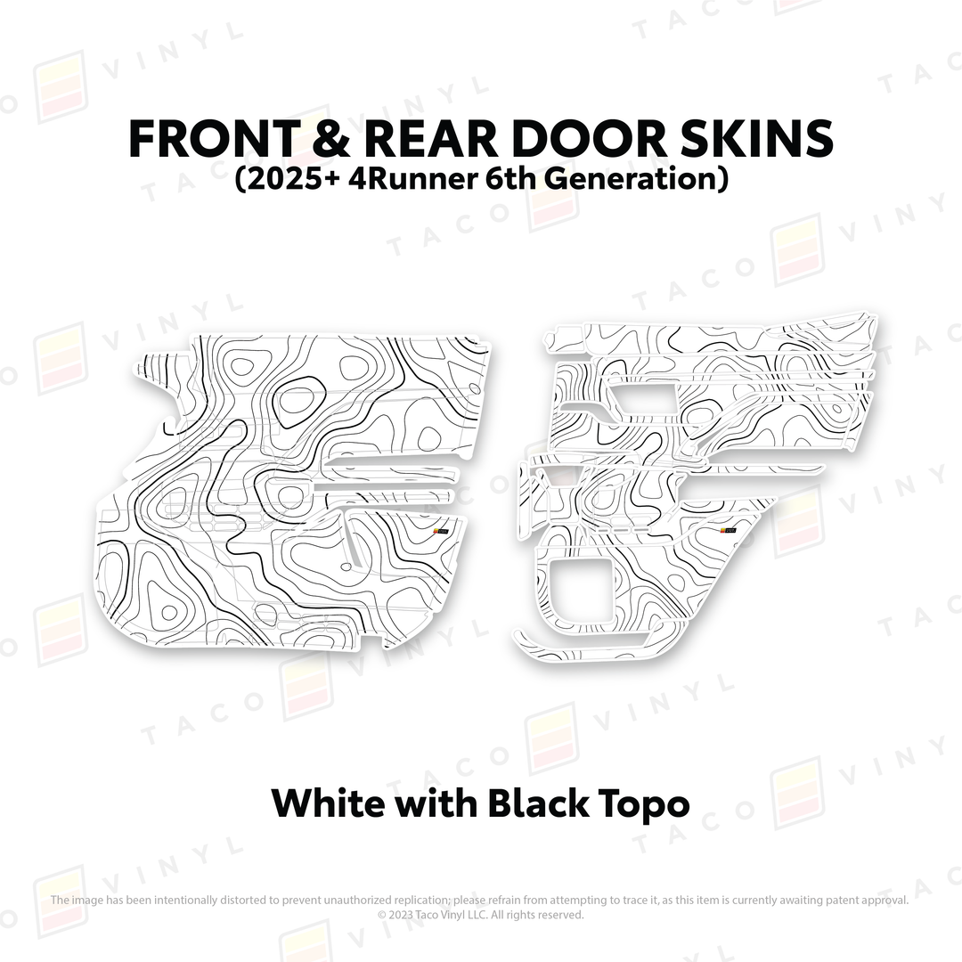2025+ 4Runner Door Skins