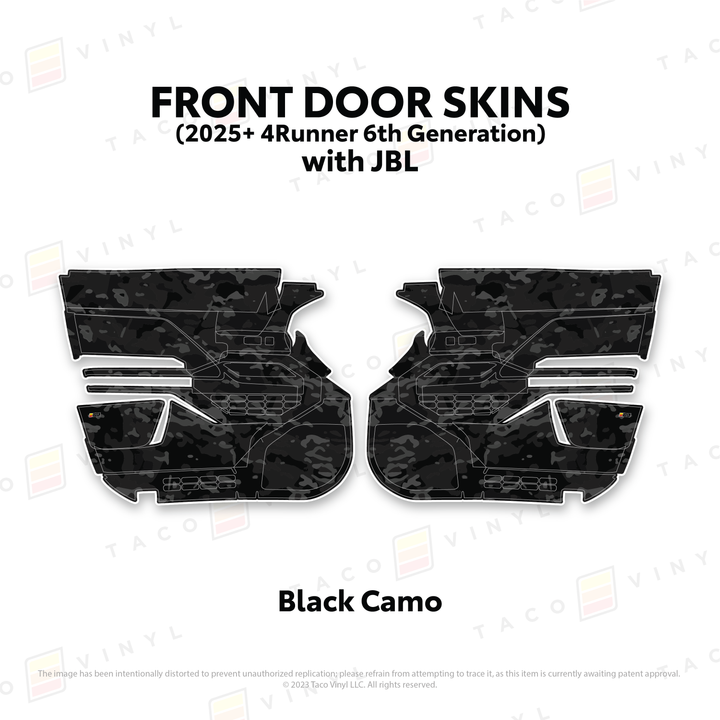 2025+ 4Runner Door Skins