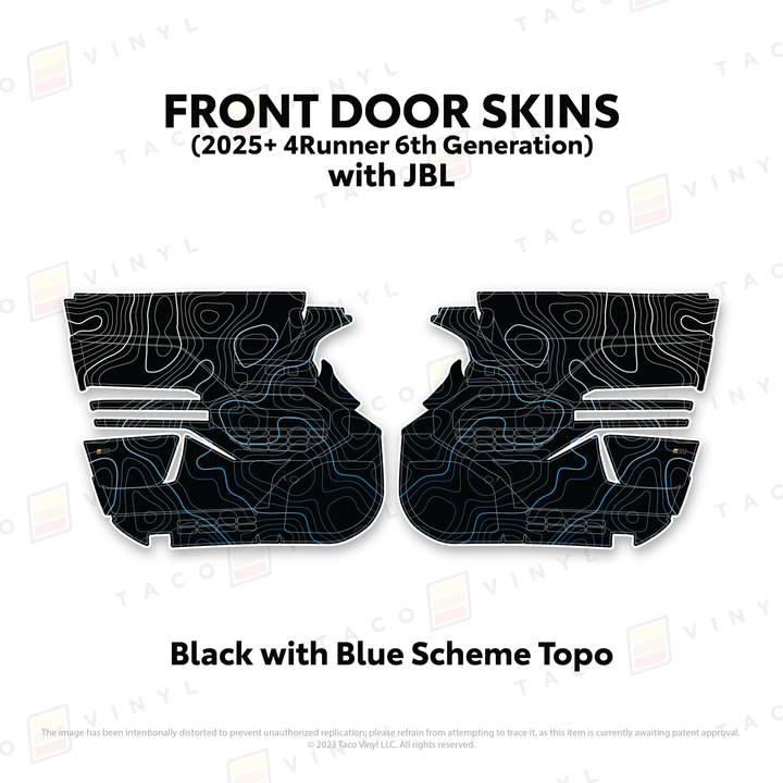 2025+ 4Runner Door Skins