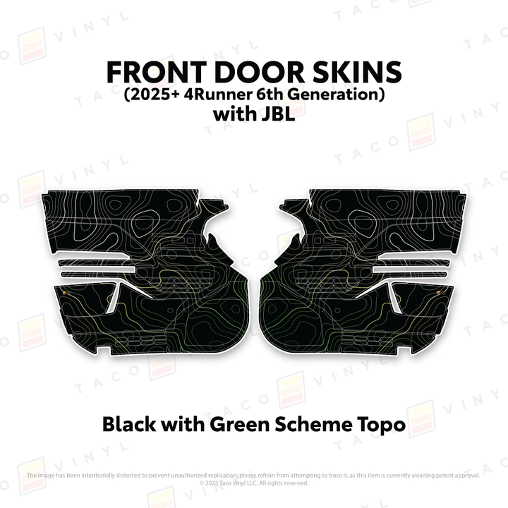 2025+ 4Runner Door Skins