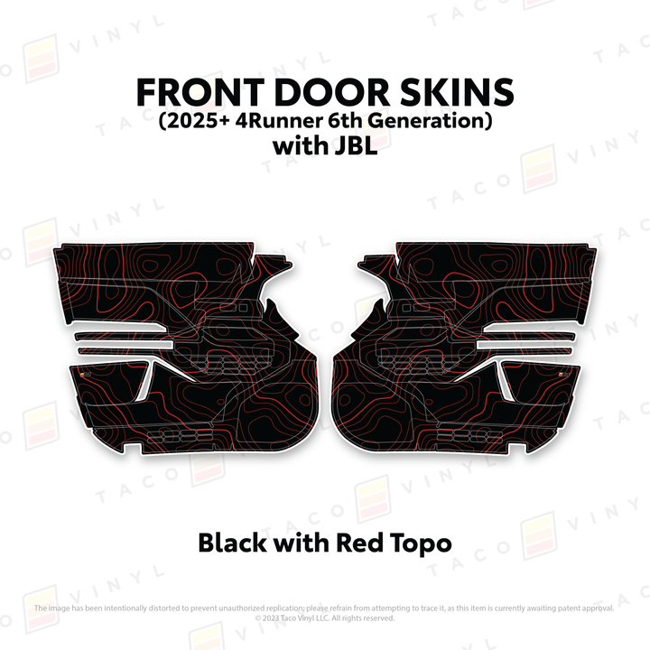 2025+ 4Runner Door Skins