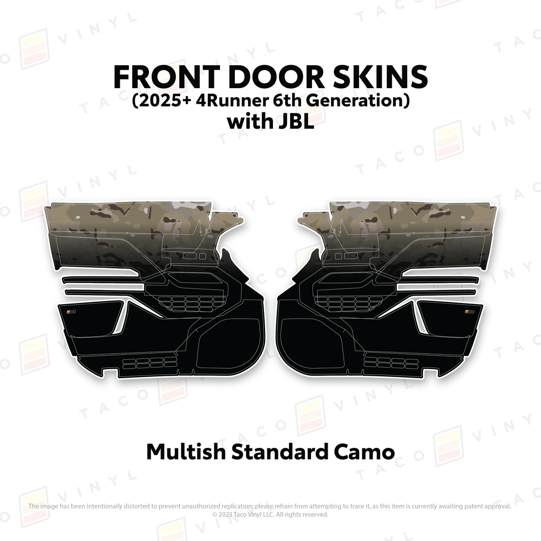 2025+ 4Runner Door Skins