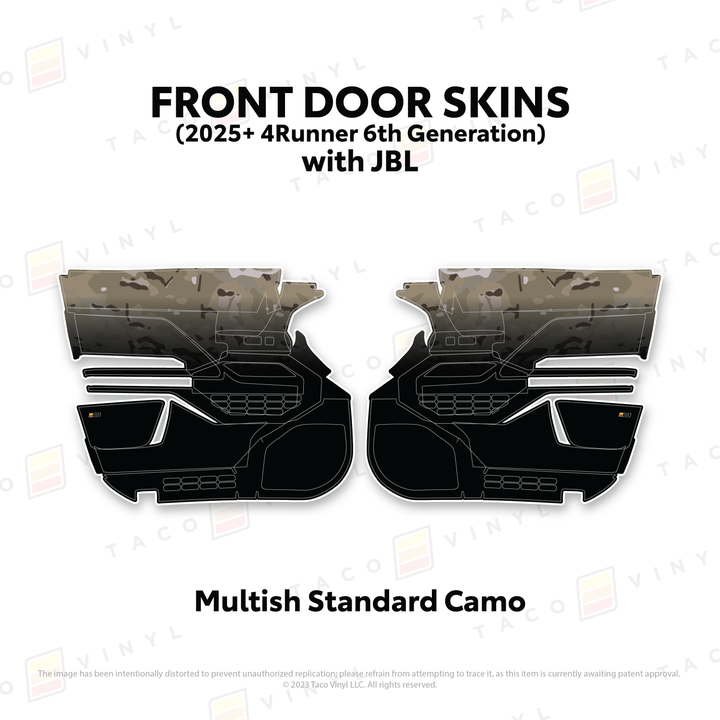 2025+ 4Runner Door Skins
