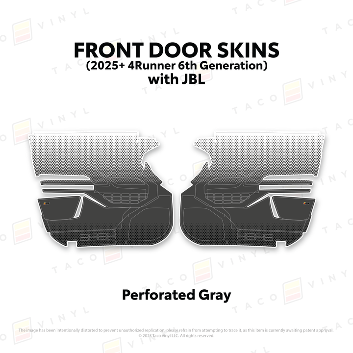 2025+ 4Runner Door Skins