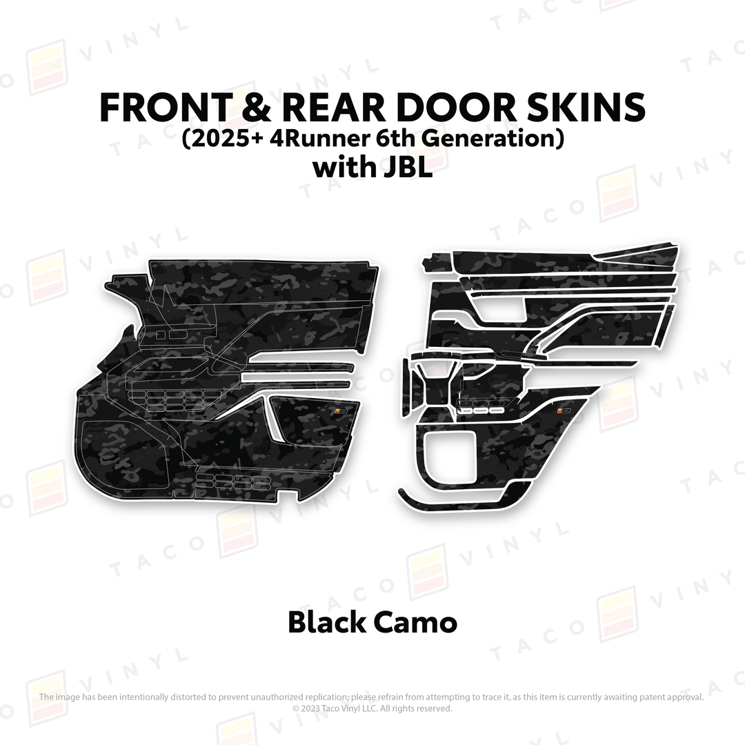 2025+ 4Runner Door Skins