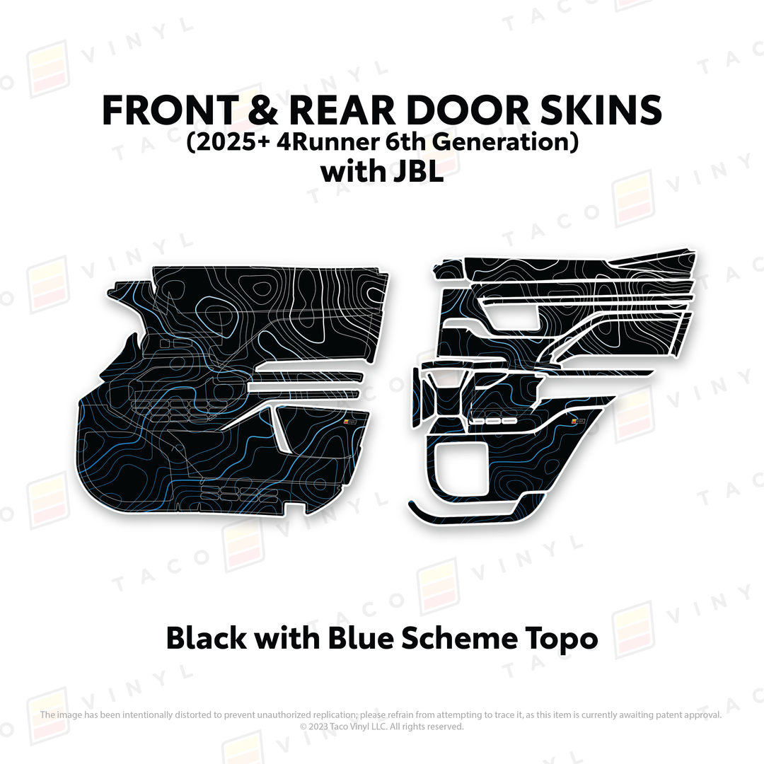 2025+ 4Runner Door Skins
