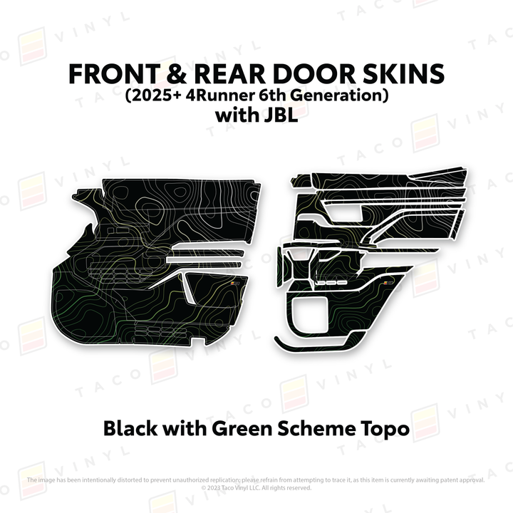 2025+ 4Runner Door Skins