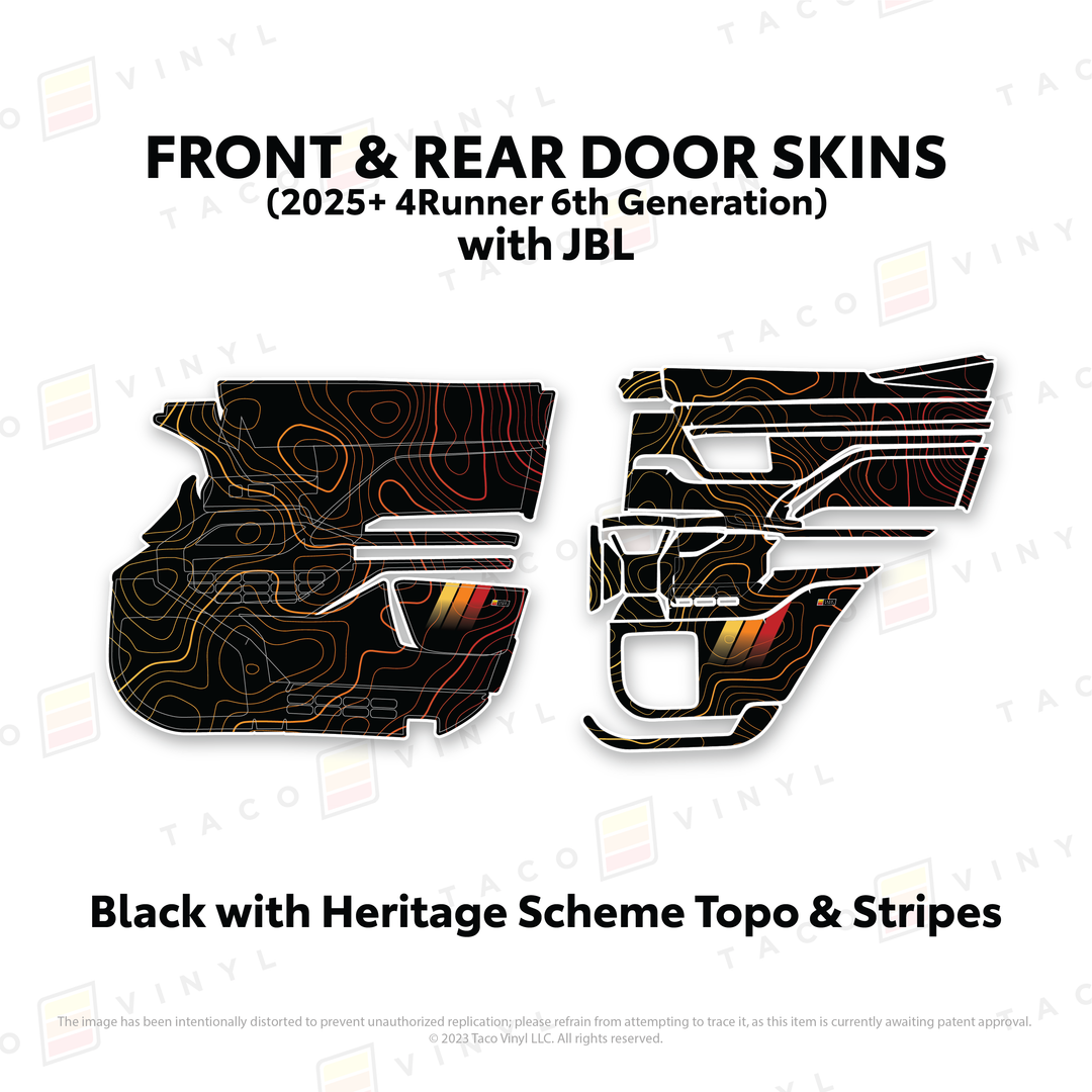 2025+ 4Runner Door Skins