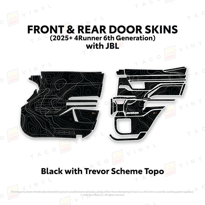2025+ 4Runner Door Skins