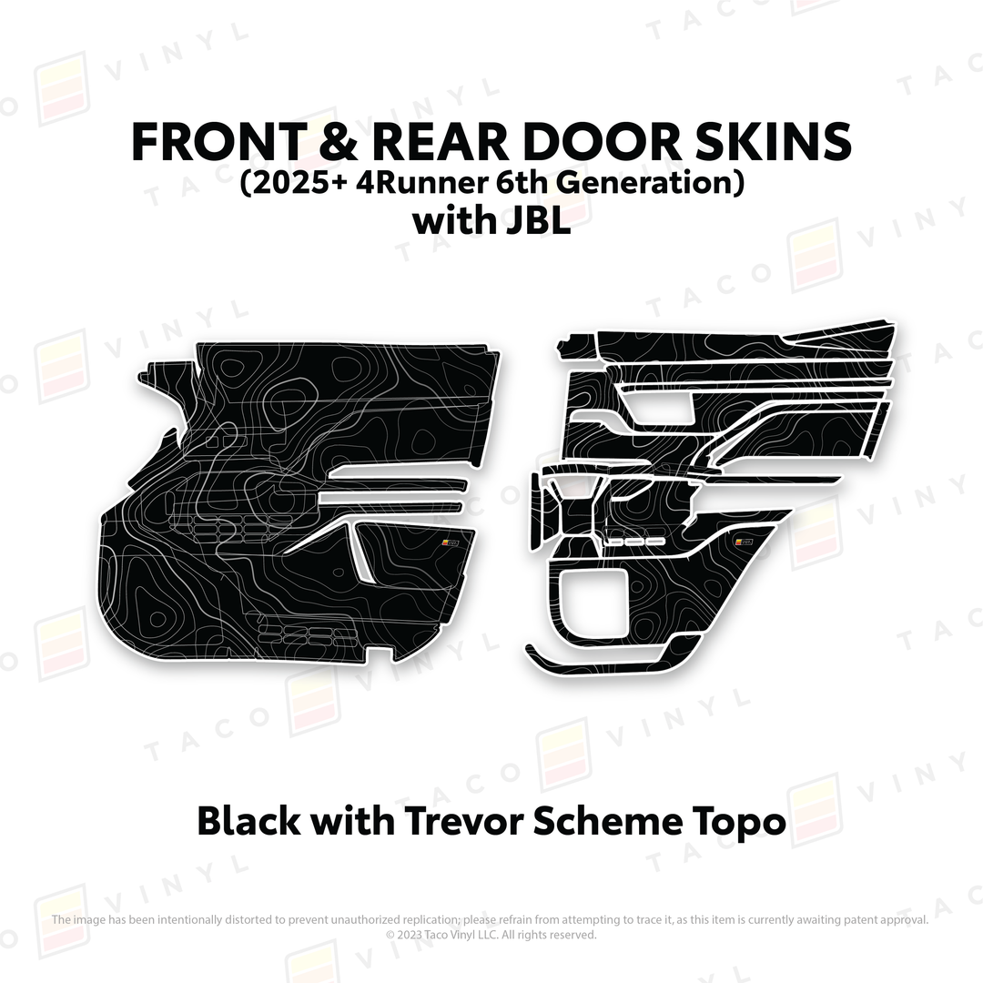 2025+ 4Runner Door Skins