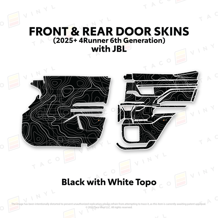 2025+ 4Runner Door Skins