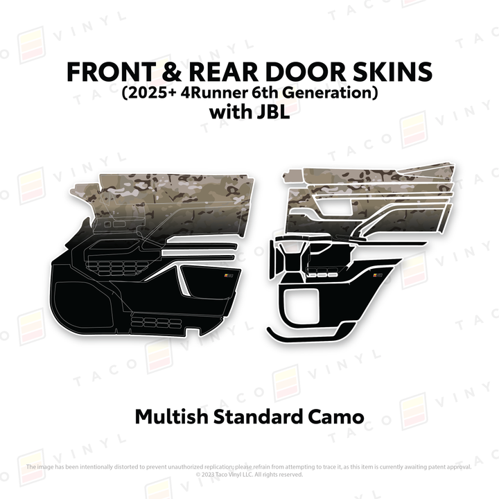 2025+ 4Runner Door Skins