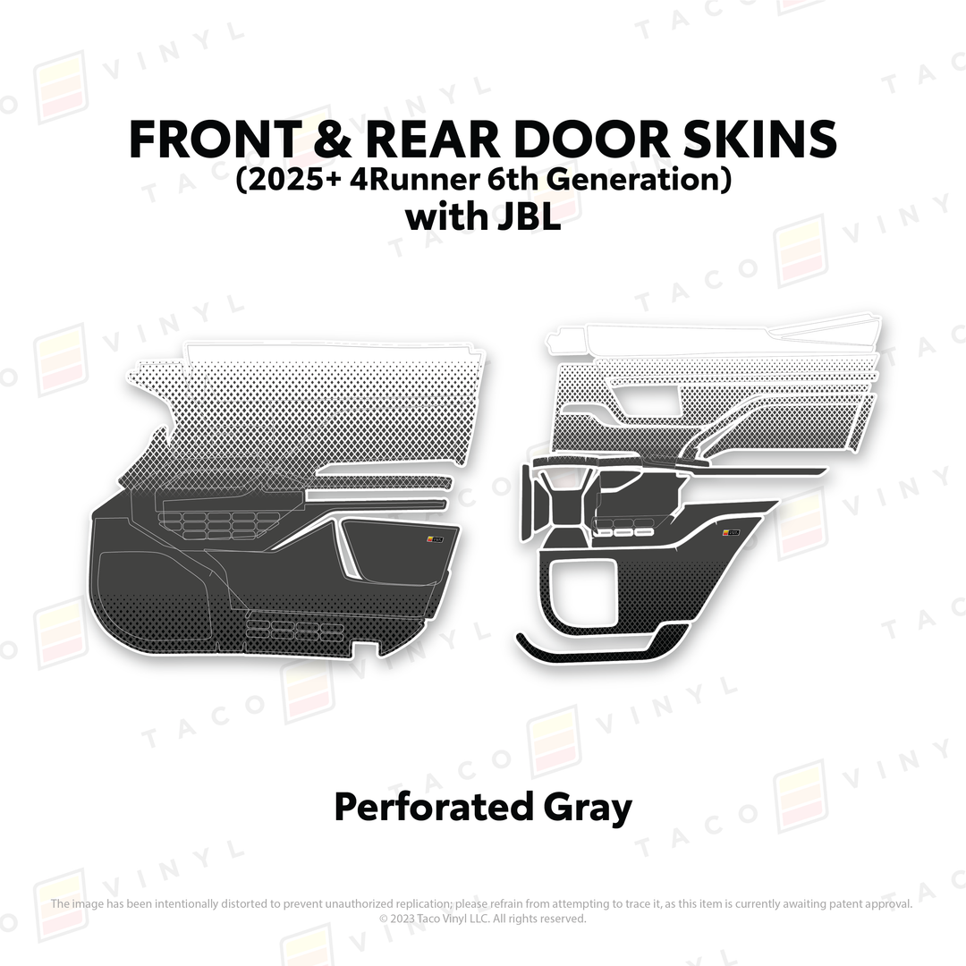 2025+ 4Runner Door Skins