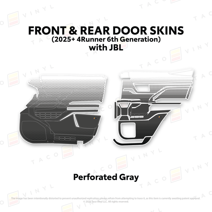 2025+ 4Runner Door Skins