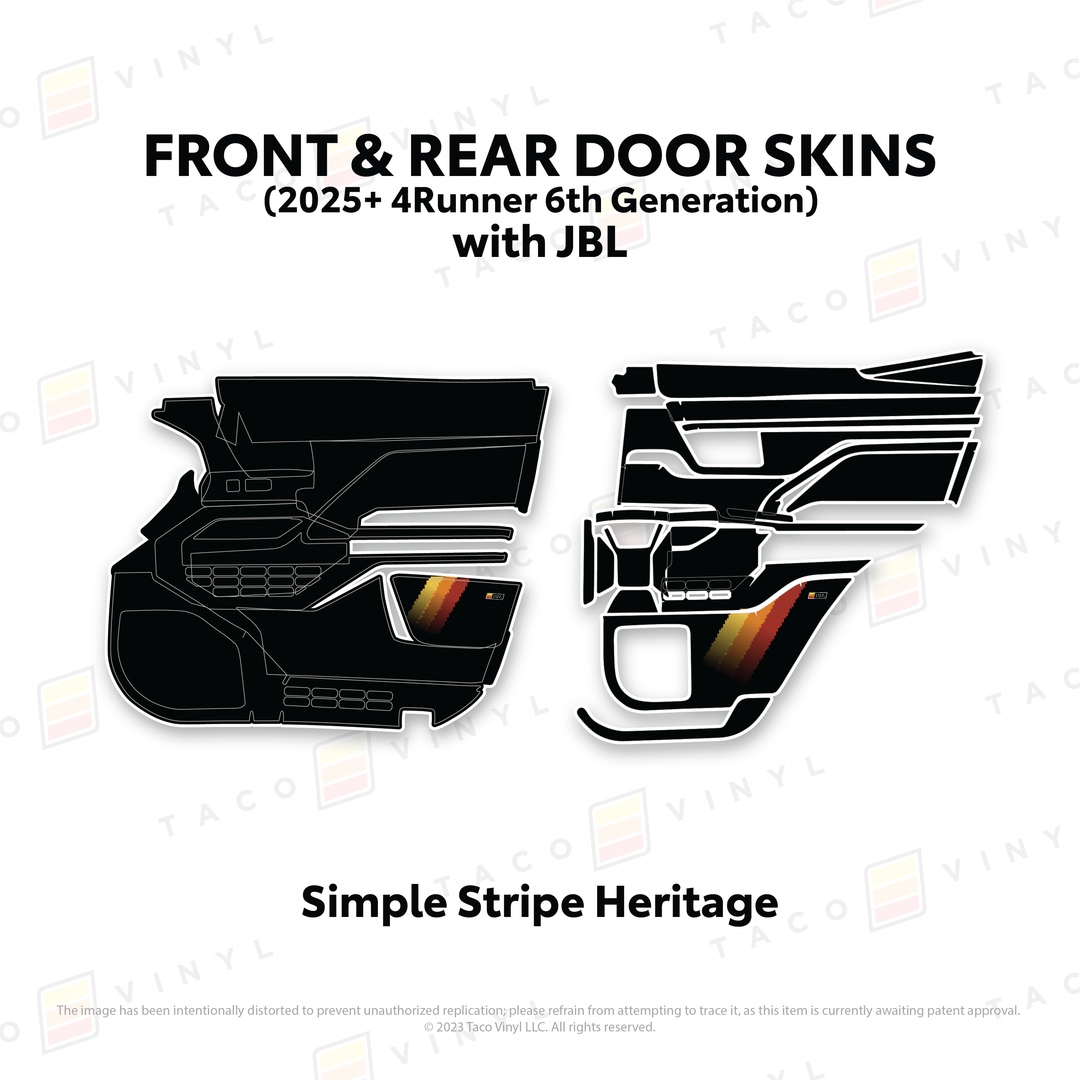 2025+ 4Runner Door Skins