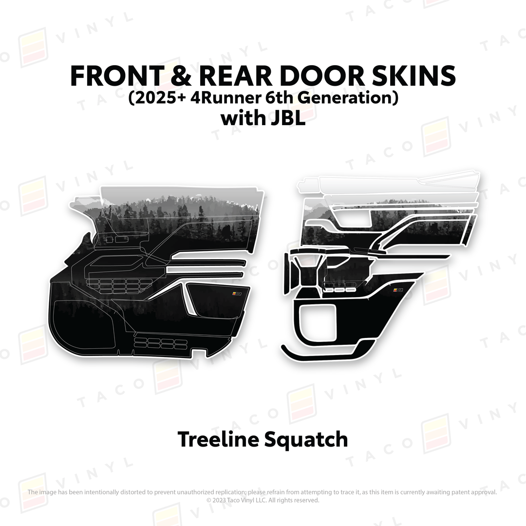 2025+ 4Runner Door Skins