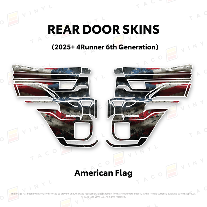 2025+ 4Runner Door Skins