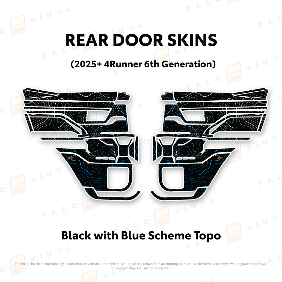 2025+ 4Runner Door Skins