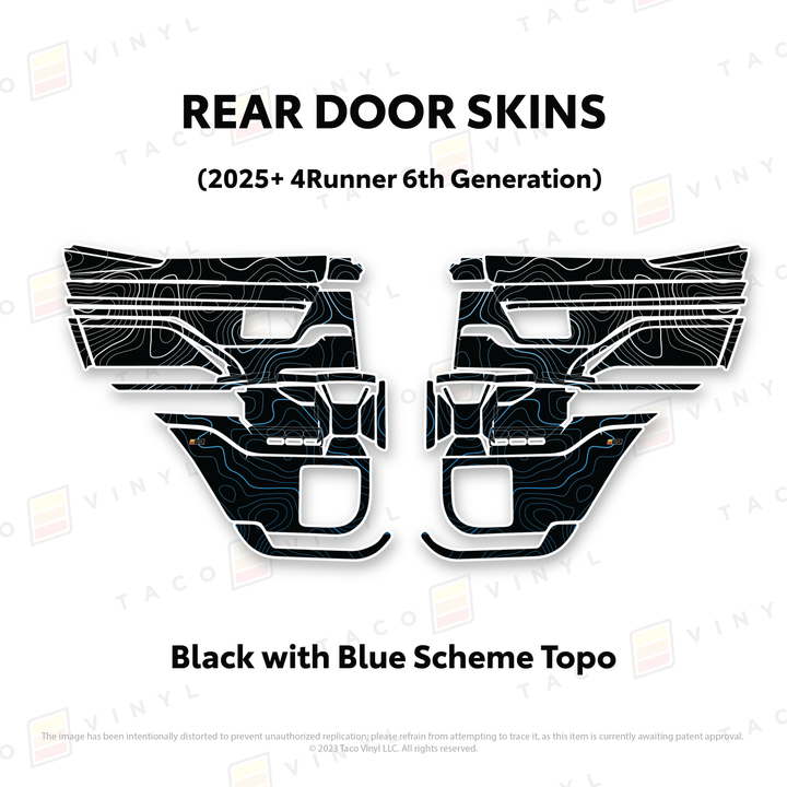 2025+ 4Runner Door Skins