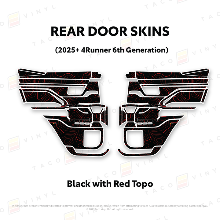 2025+ 4Runner Door Skins