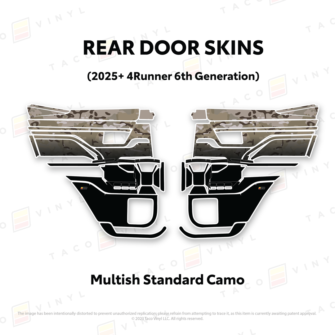 2025+ 4Runner Door Skins