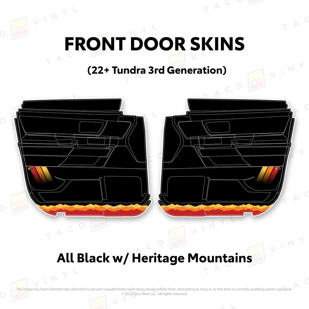 2022+ Tundra Door Skins