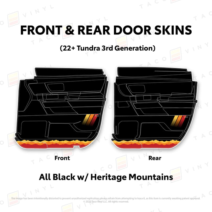 2022+ Tundra Door Skins