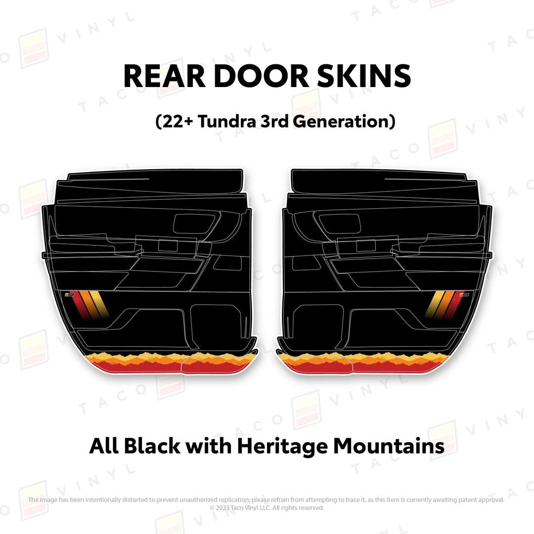 2022+ Tundra Door Skins