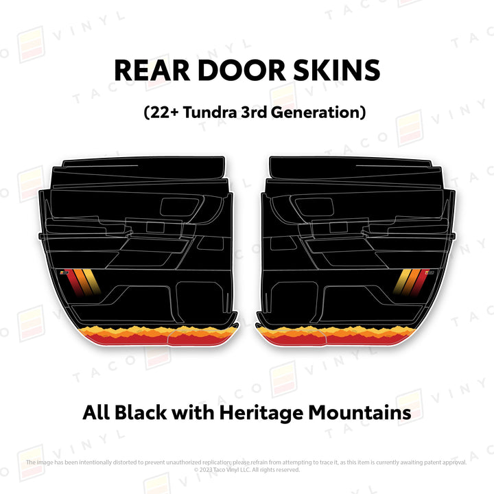 2022+ Tundra Door Skins
