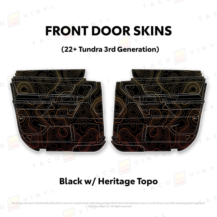 2022+ Tundra Door Skins