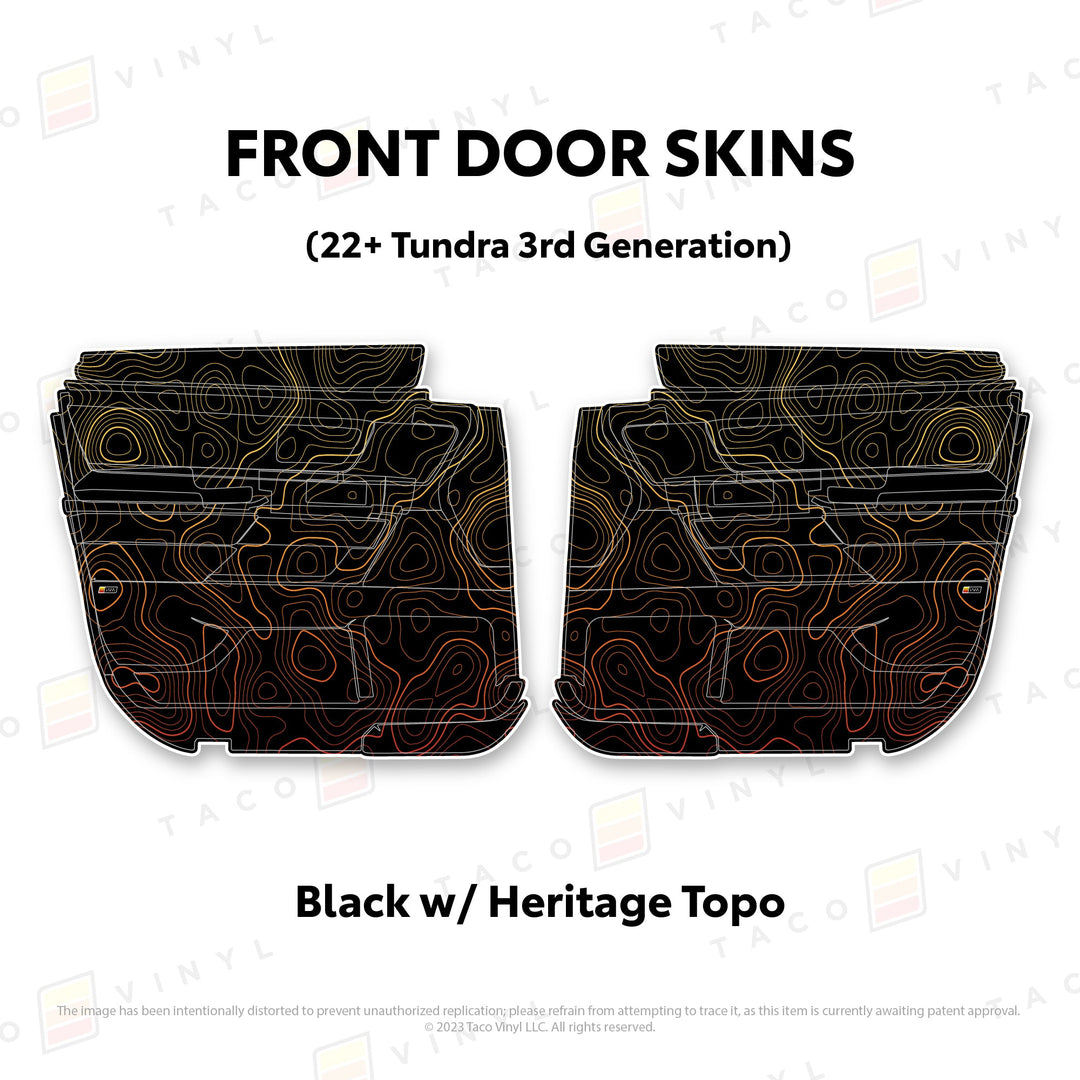 2022+ Tundra Door Skins