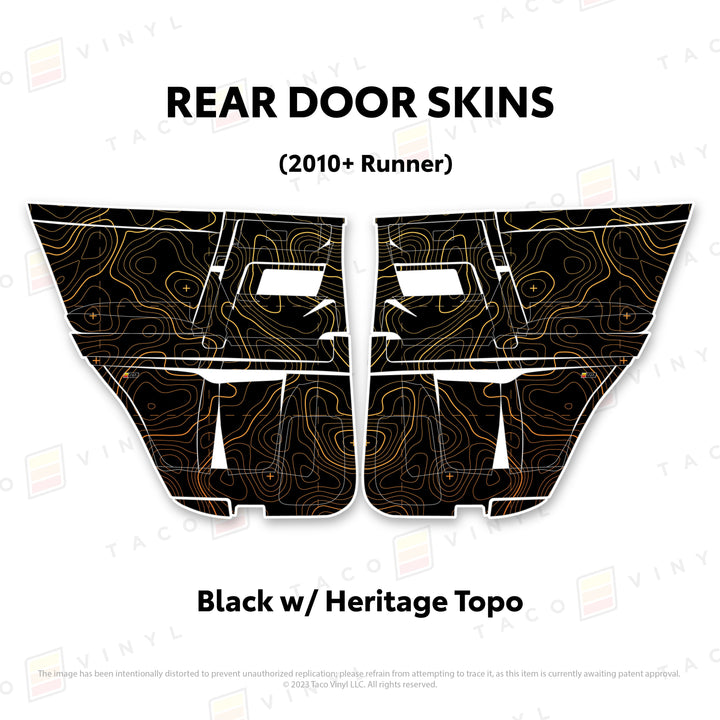 2010-24 4Runner Door Skins