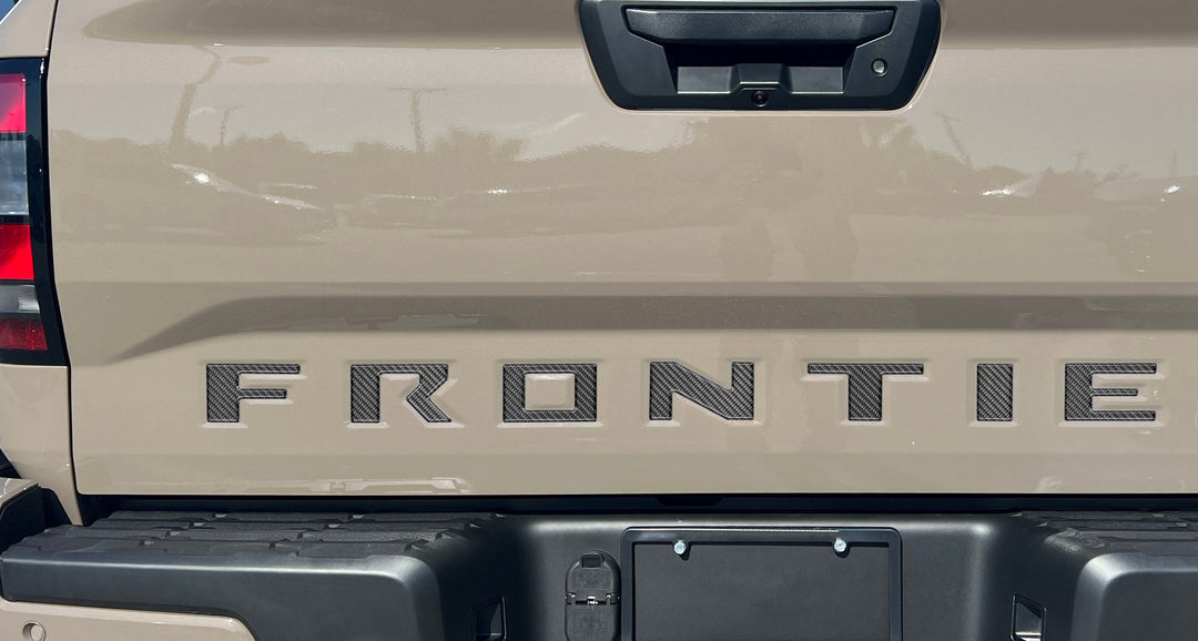 Tailgate Letter Inserts Fits 2022-2025 Nissan Frontier