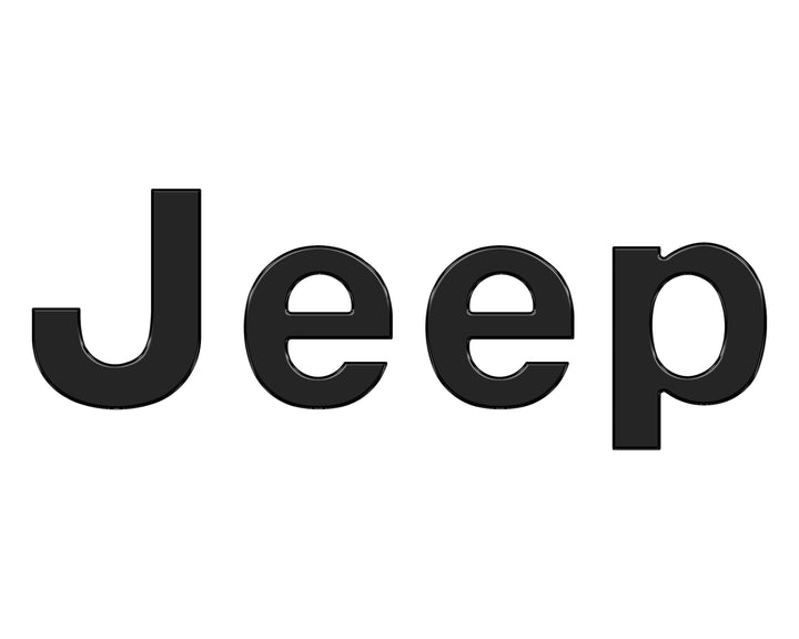 Tailgate Letter Overlays Fits 2019-2025 Jeep Gladiator