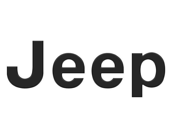 Tailgate Letter Overlays Fits 2019-2025 Jeep Gladiator
