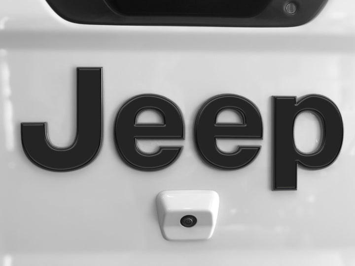 Tailgate Letter Overlays Fits 2019-2025 Jeep Gladiator