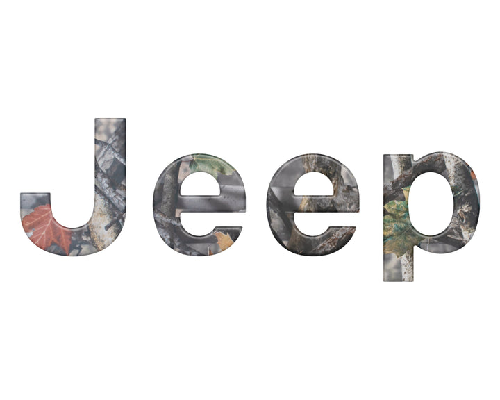 Tailgate Letter Overlays Fits 2019-2025 Jeep Gladiator
