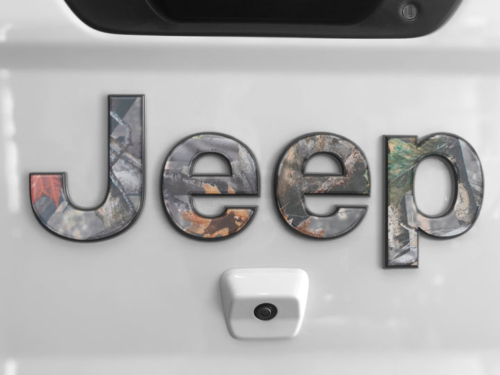 Tailgate Letter Overlays Fits 2019-2025 Jeep Gladiator
