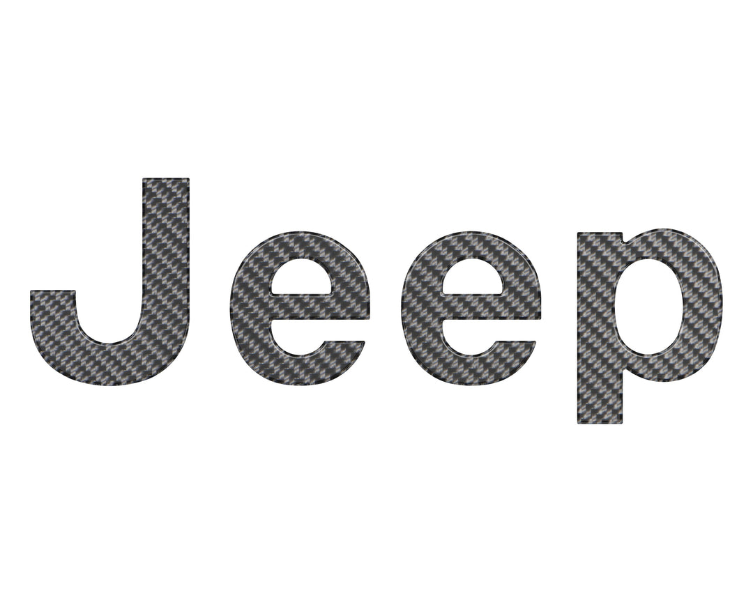 Tailgate Letter Overlays Fits 2019-2025 Jeep Gladiator