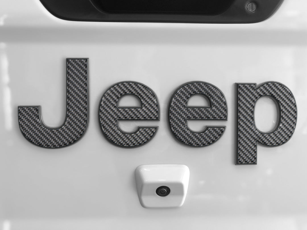 Tailgate Letter Overlays Fits 2019-2025 Jeep Gladiator