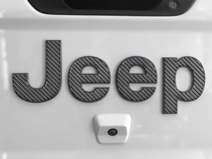 Tailgate Letter Overlays Fits 2019-2025 Jeep Gladiator