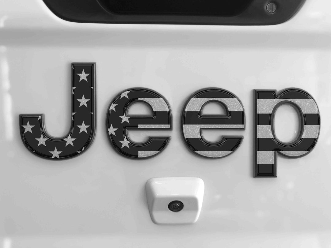 Tailgate Letter Overlays Fits 2019-2025 Jeep Gladiator