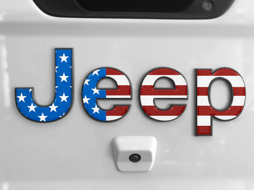 Tailgate Letter Overlays Fits 2019-2025 Jeep Gladiator