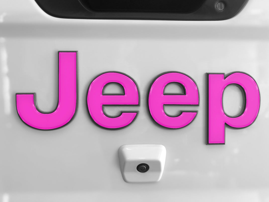 Tailgate Letter Overlays Fits 2019-2025 Jeep Gladiator