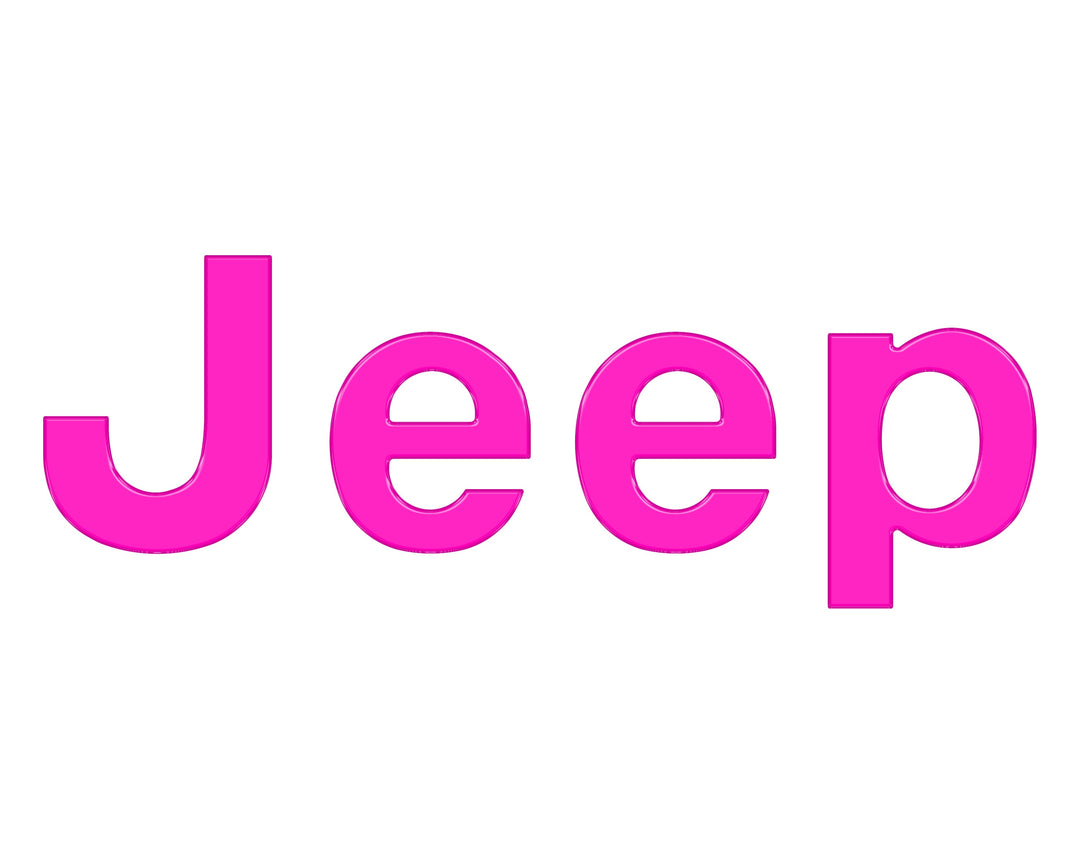 Tailgate Letter Overlays Fits 2019-2025 Jeep Gladiator