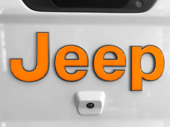 Tailgate Letter Overlays Fits 2019-2025 Jeep Gladiator