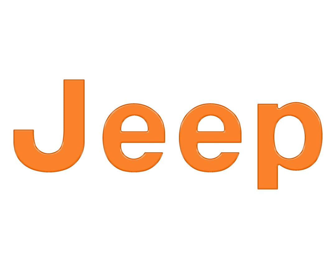 Tailgate Letter Overlays Fits 2019-2025 Jeep Gladiator