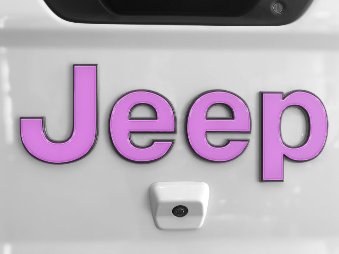 Tailgate Letter Overlays Fits 2019-2025 Jeep Gladiator