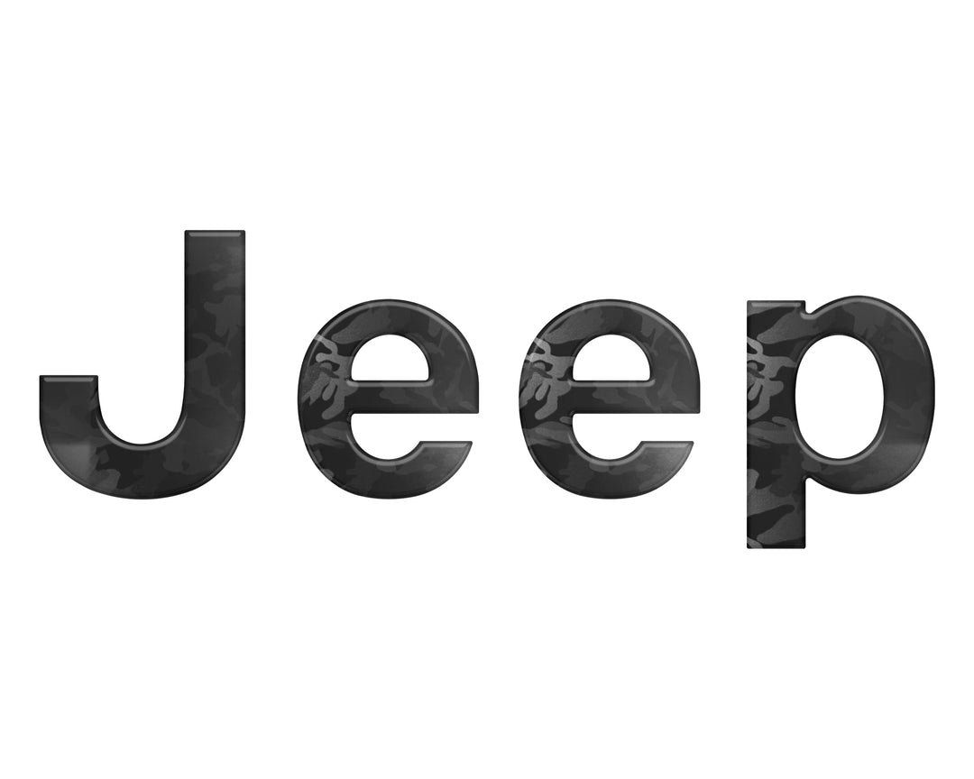 Tailgate Letter Overlays Fits 2019-2025 Jeep Gladiator