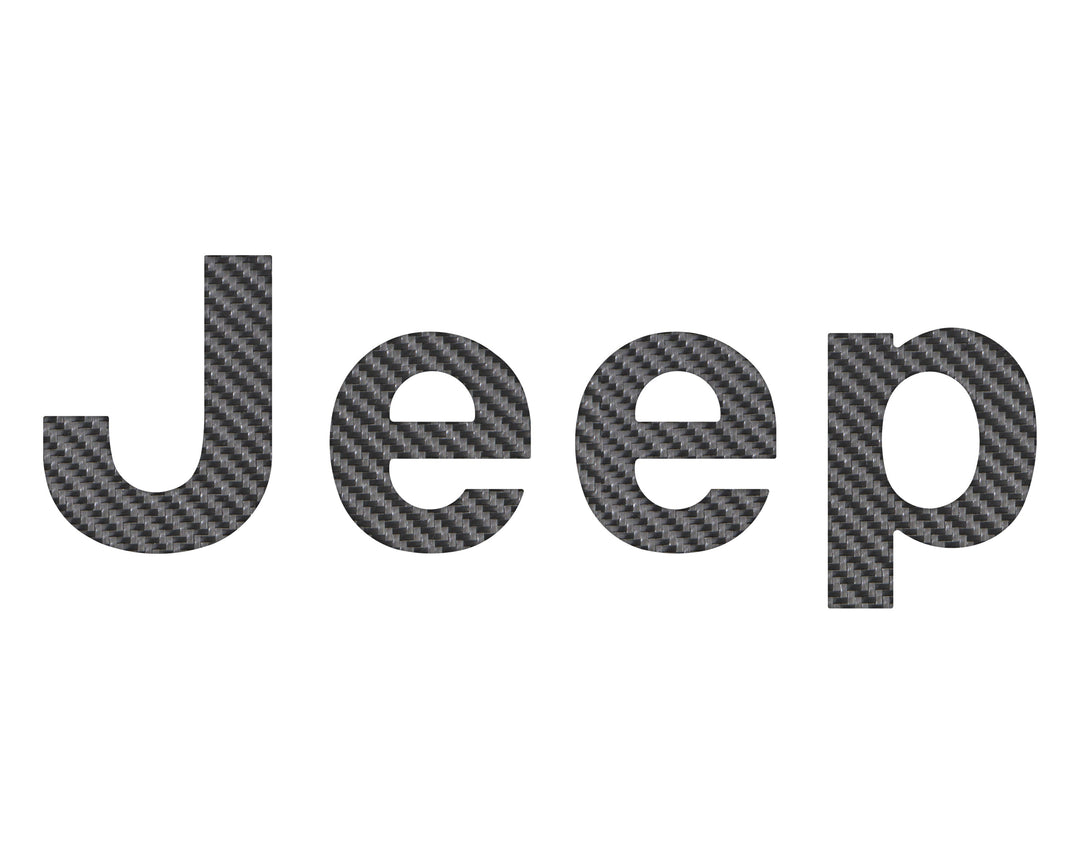 Tailgate Letter Overlays Fits 2019-2025 Jeep Gladiator